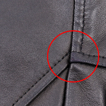 Saint Laurent Paris Lambskin Black Rider's Jacket — view 5