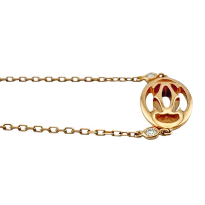 Cartier Double C Bracelet 18k Gold Diamond — view 3