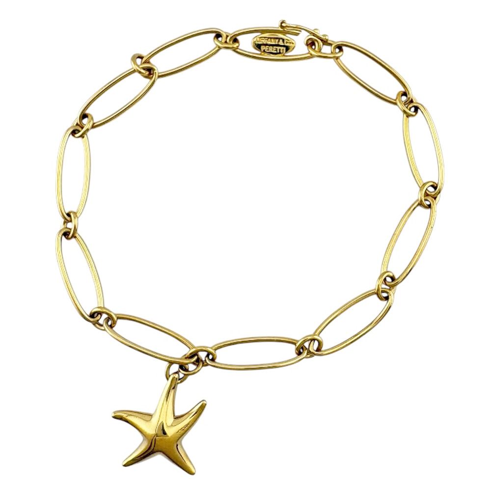 Tiffany & Co Star Fish Bracelet 18k Gold