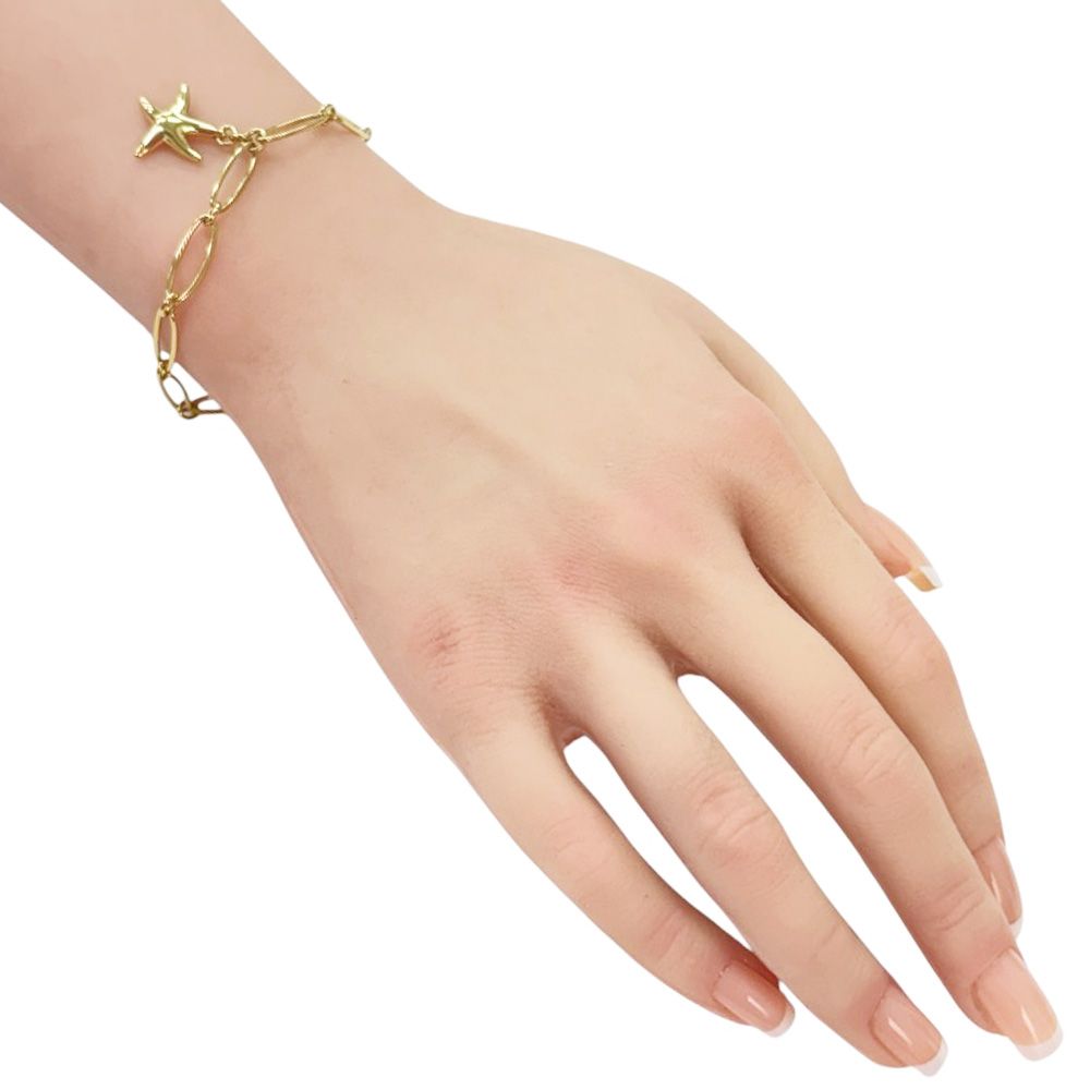 Tiffany & Co Star Fish Bracelet 18k Gold — view 2