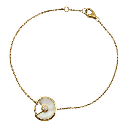 Cartier Amulet Bracelet 18k Gold Diamond