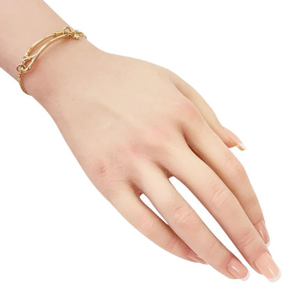 Hermes Chaine D'ancre Bracelet 18k Gold Diamond — view 2