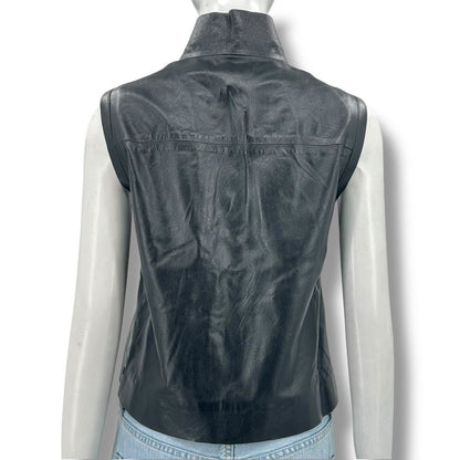 Louis Vuitton Vest Leather Black 36 — view 2