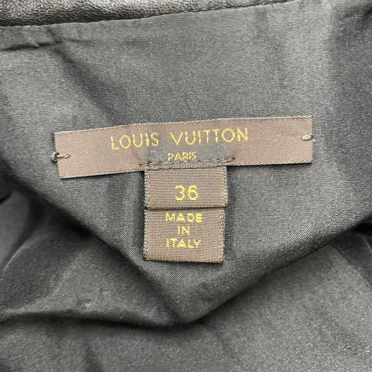 Louis Vuitton Vest Leather Black 36 — view 3