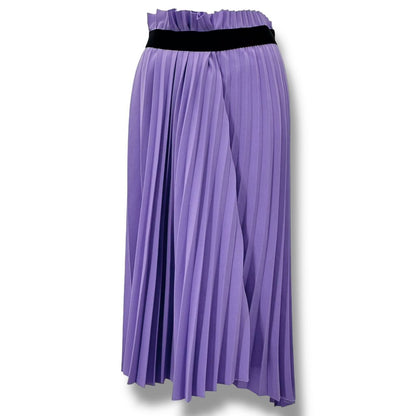Balenciaga Pleated Skirt Long Purple 36