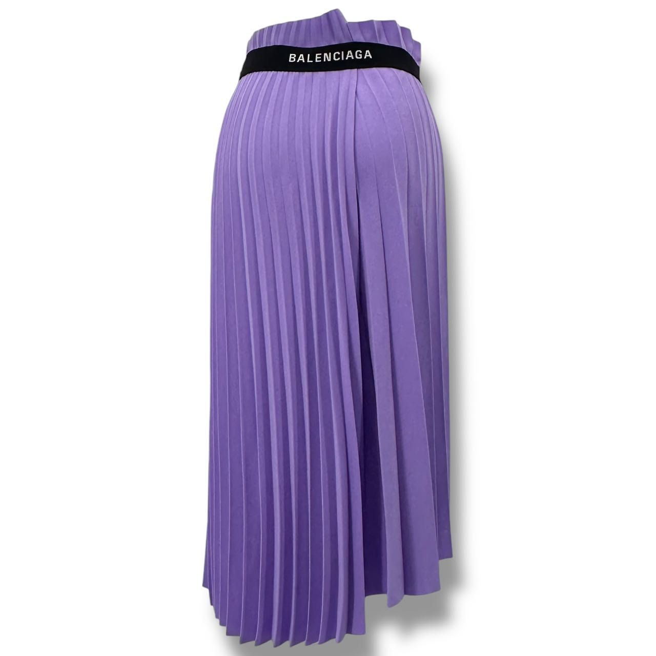 Balenciaga Pleated Skirt Long Purple 36 — view 2