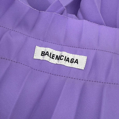 Balenciaga Pleated Skirt Long Purple 36 — view 3