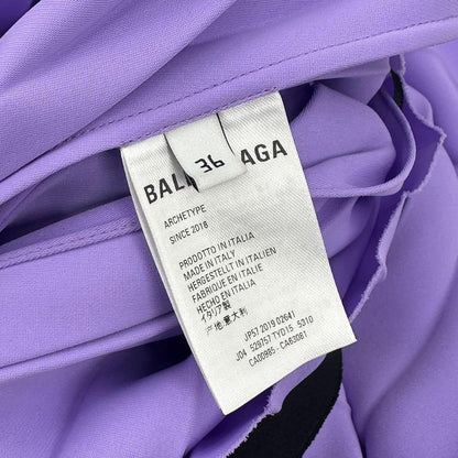 Balenciaga Pleated Skirt Long Purple 36 — view 4