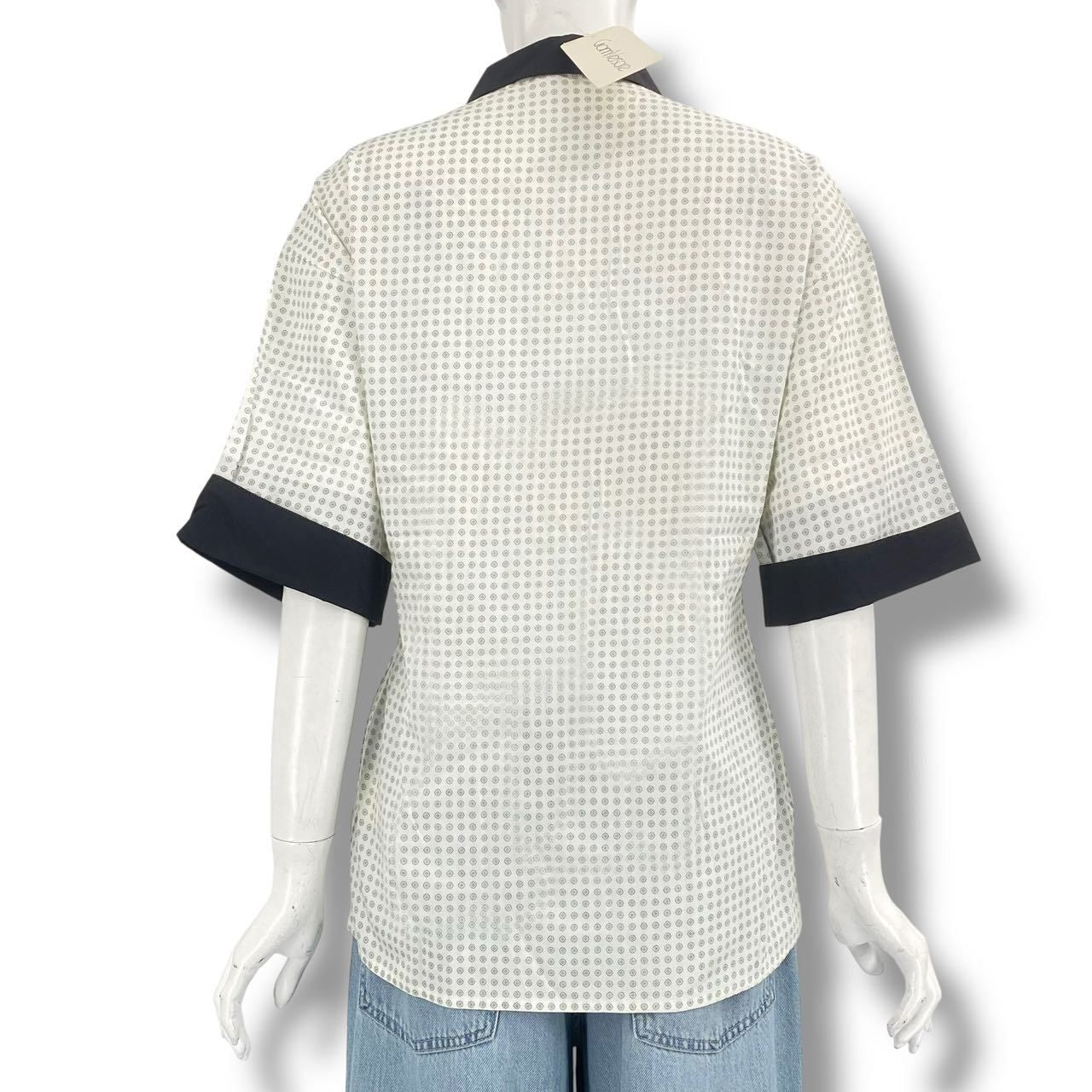Versace Gianni Shirt All Over Pattern 38 White — view 2