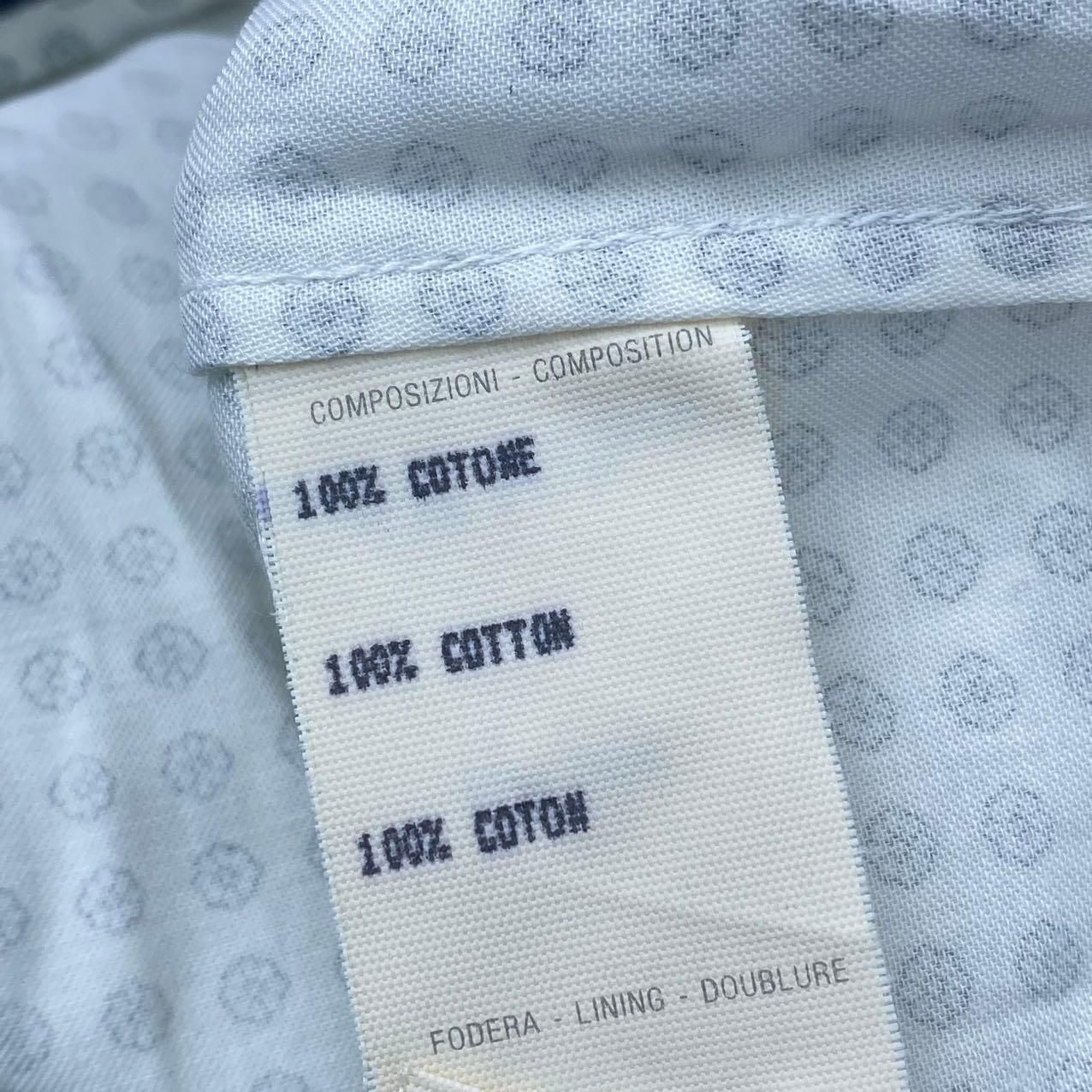 Versace Gianni Shirt All Over Pattern 38 White — view 6
