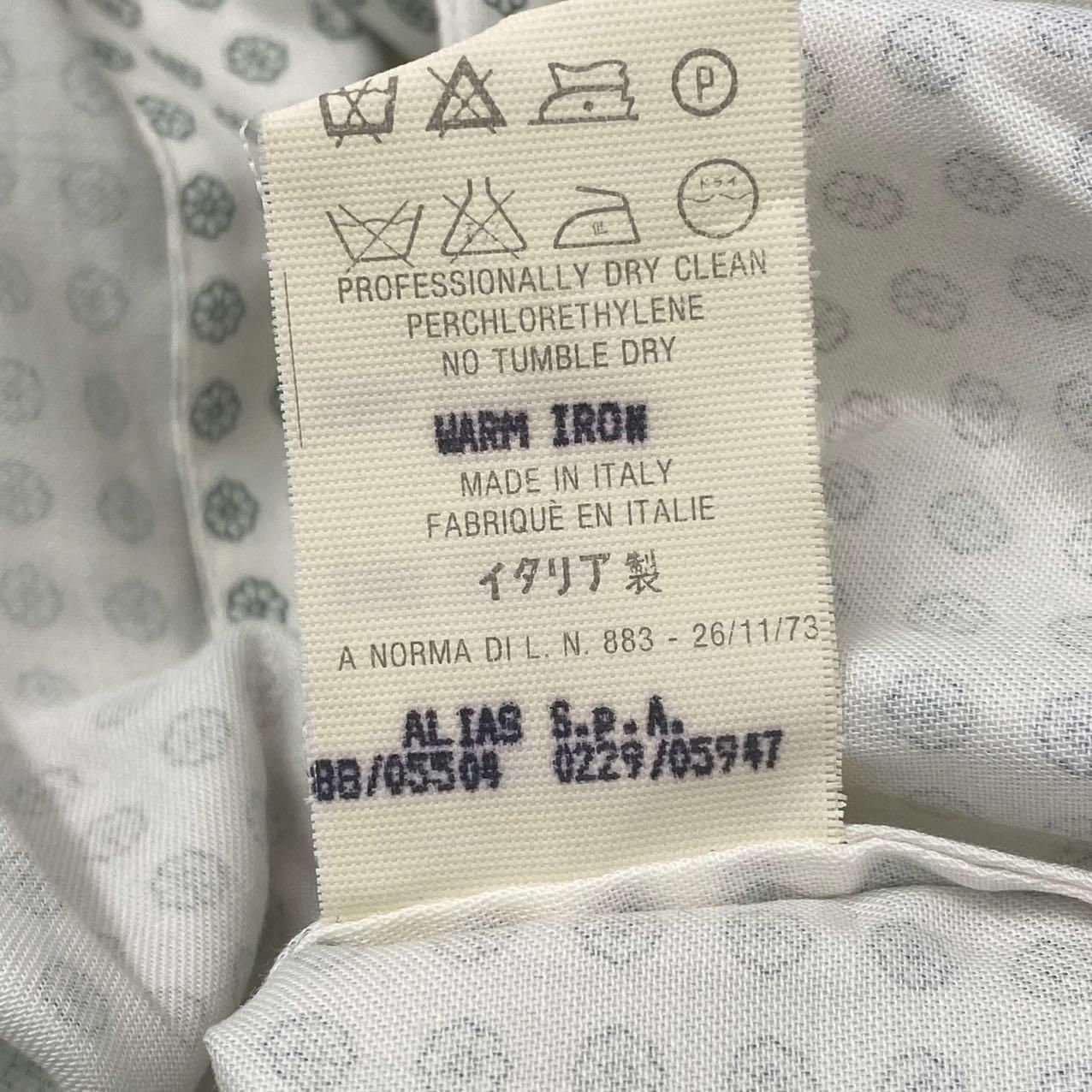 Versace Gianni Shirt All Over Pattern 38 White — view 7