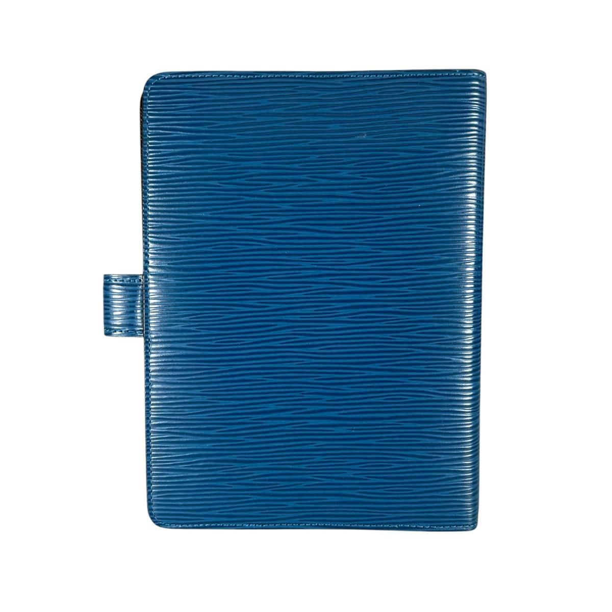 Louis Vuitton Epi Agenda Notebook Cover Toledo Blue — view 2