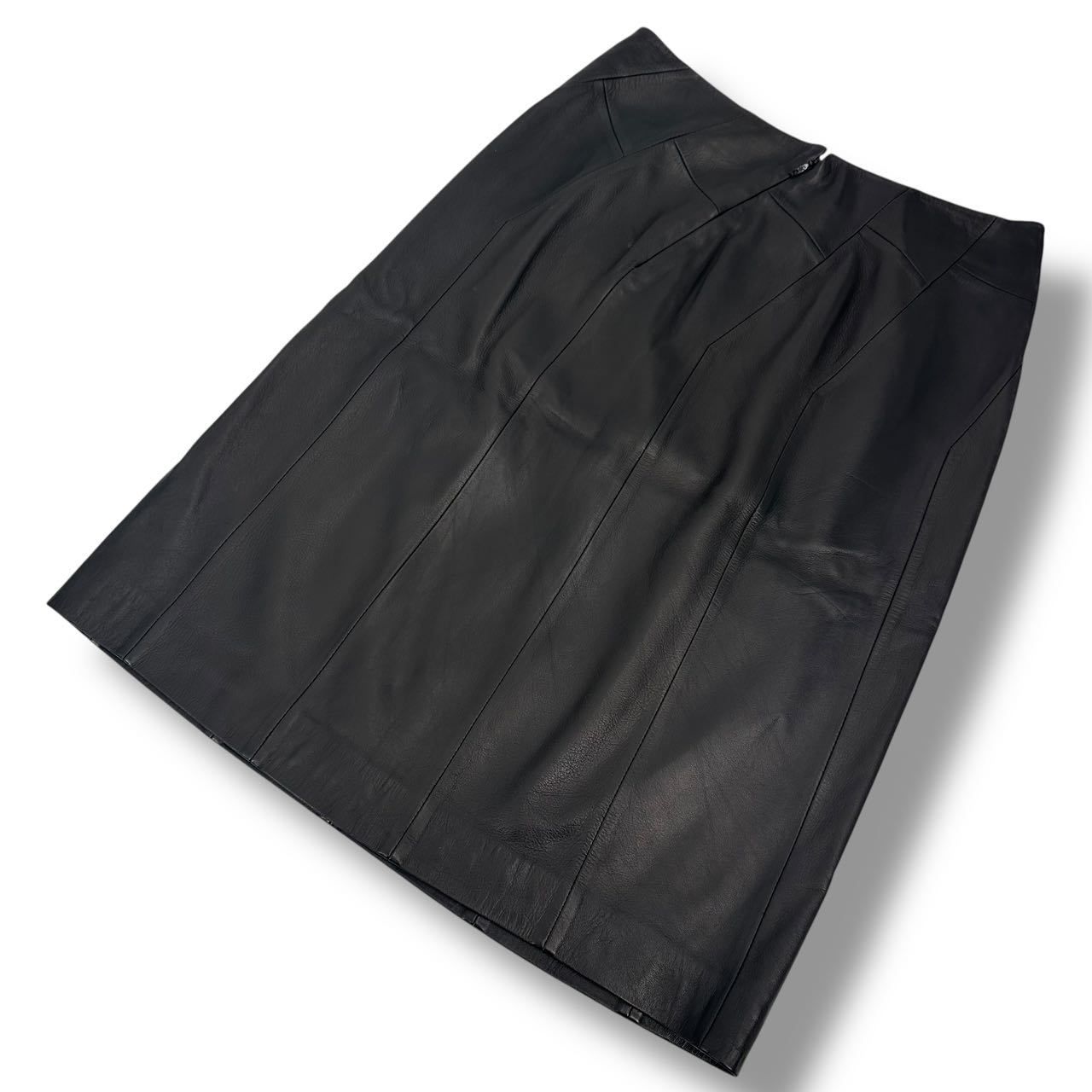 Loewe Skirt Leather Black 38 — view 3