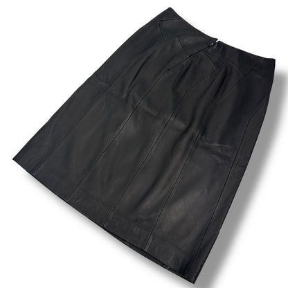 Loewe Skirt Leather Black 38 — view 3
