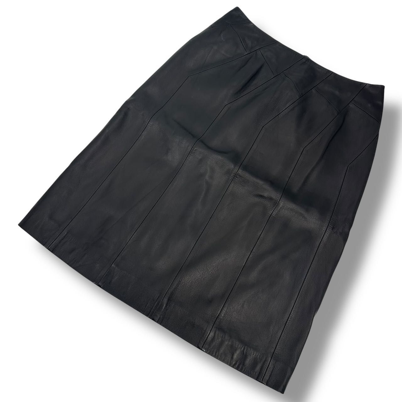 Loewe Skirt Leather Black 38 — view 2