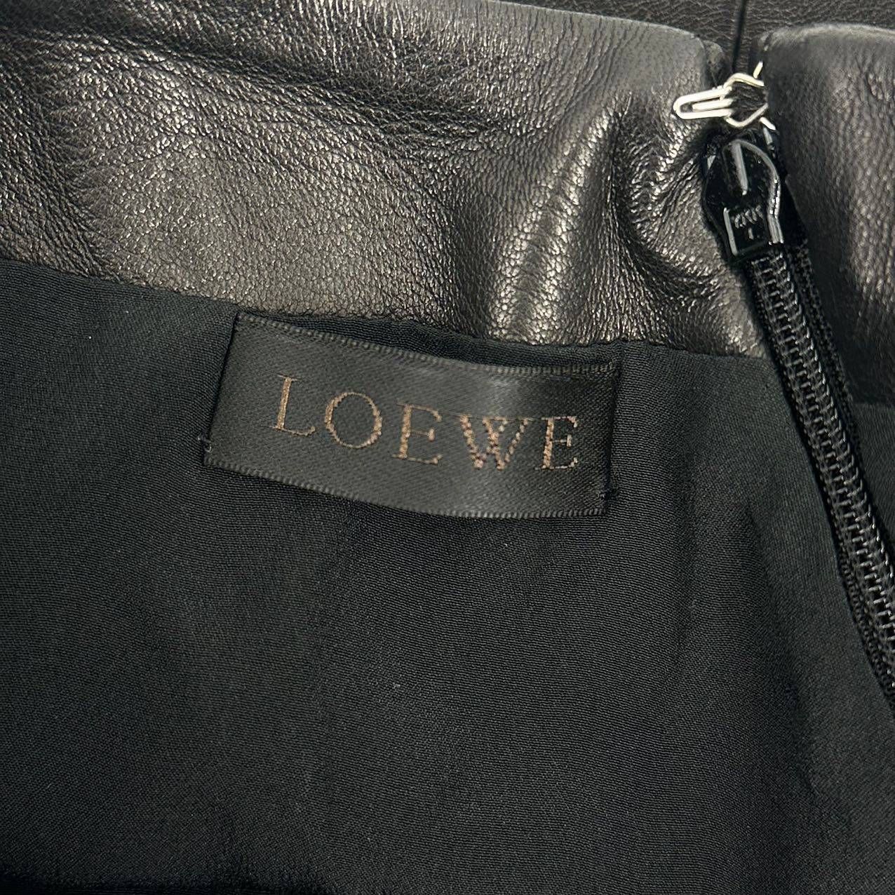 Loewe Skirt Leather Black 38 — view 5