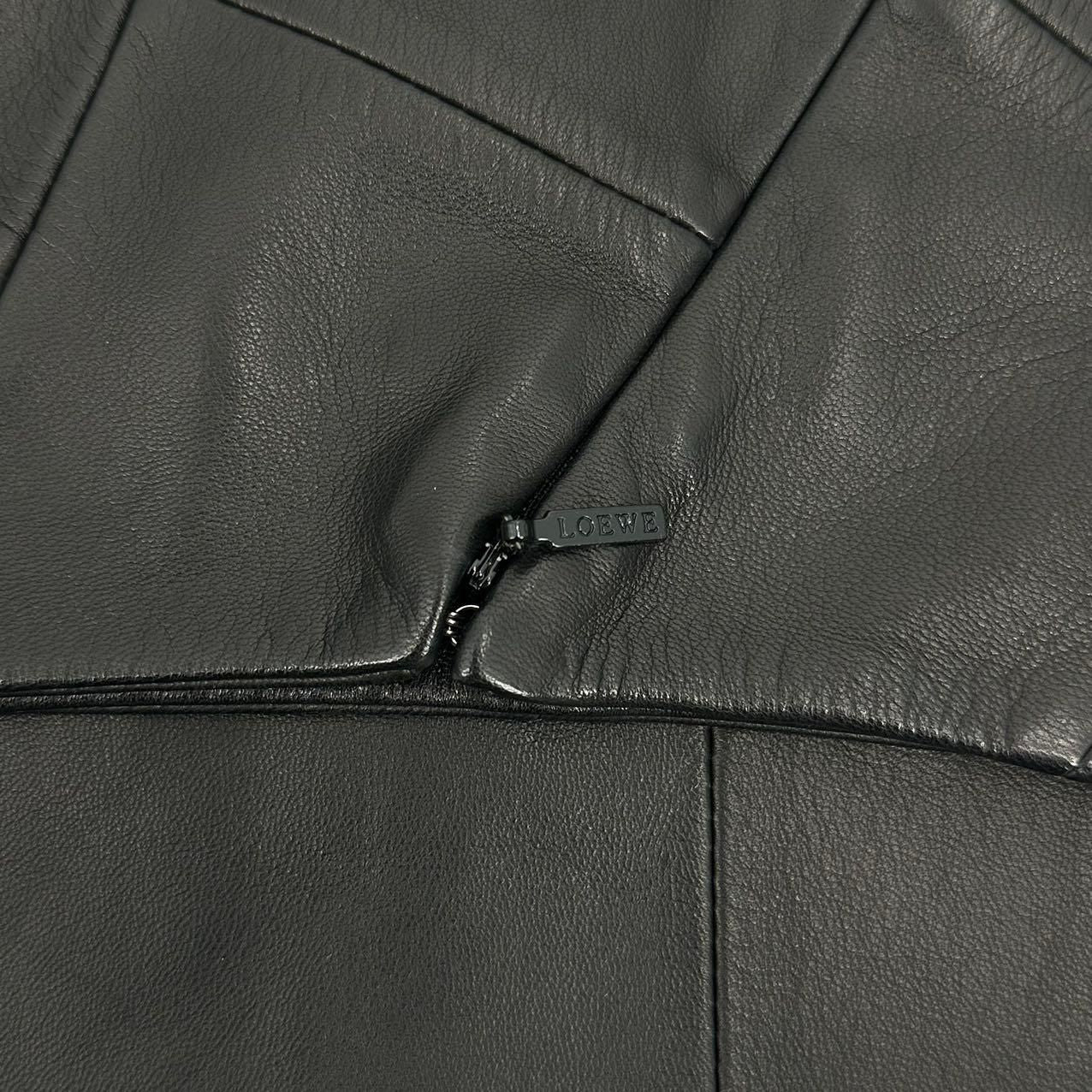 Loewe Skirt Leather Black 38 — view 4