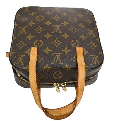 Louis Vuitton Spontini Handbag Monogram Leather — view 5