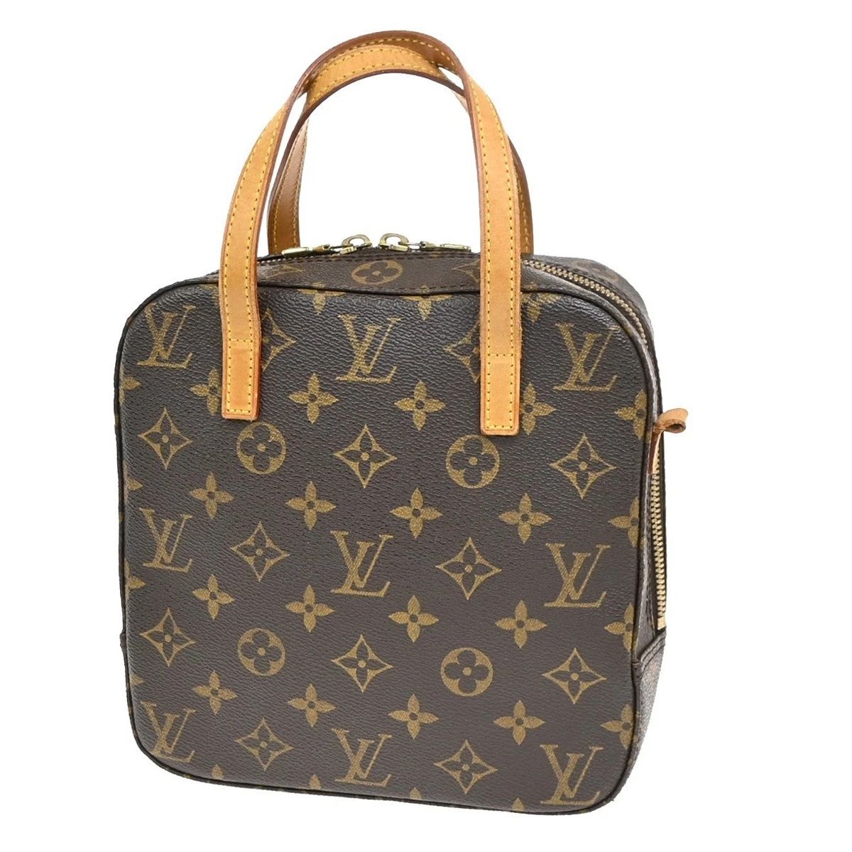Louis Vuitton Spontini Handbag Monogram Leather