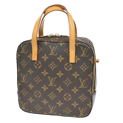 Louis Vuitton Spontini Handbag Monogram Leather