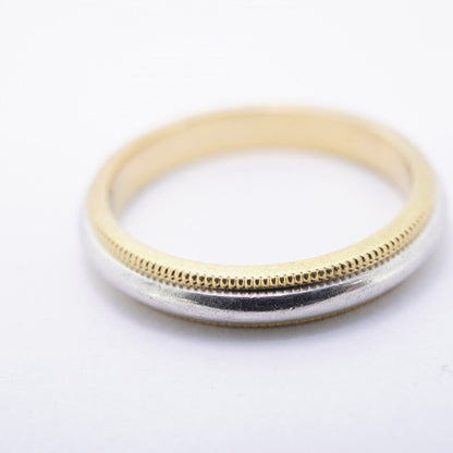 Tiffany & Co Ring Mil Gray 18k Yellow Gold Platinum — view 9