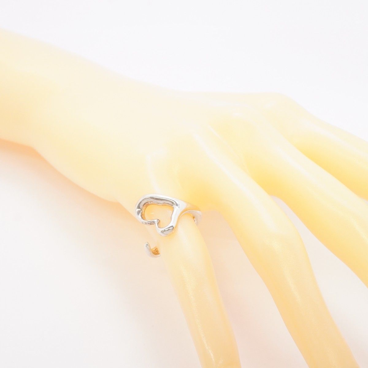 Tiffany & Co Ring Open Heart 925 Sterling Silver — view 7