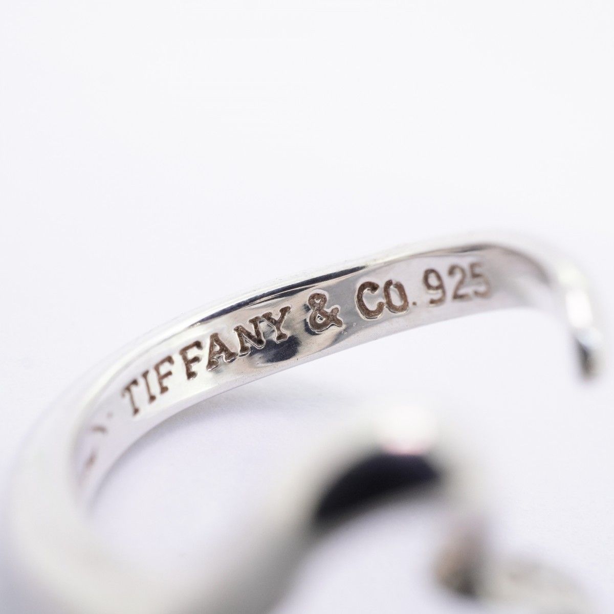 Tiffany & Co Ring Open Heart 925 Sterling Silver — view 5