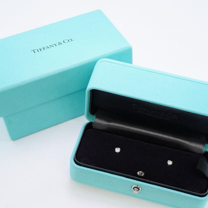 Tiffany & Co Earrings Solitaire Platinum Diamond — view 7