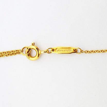 Tiffany & Co Necklace T Smile Mini 18k Yellow Gold Diamond — view 4