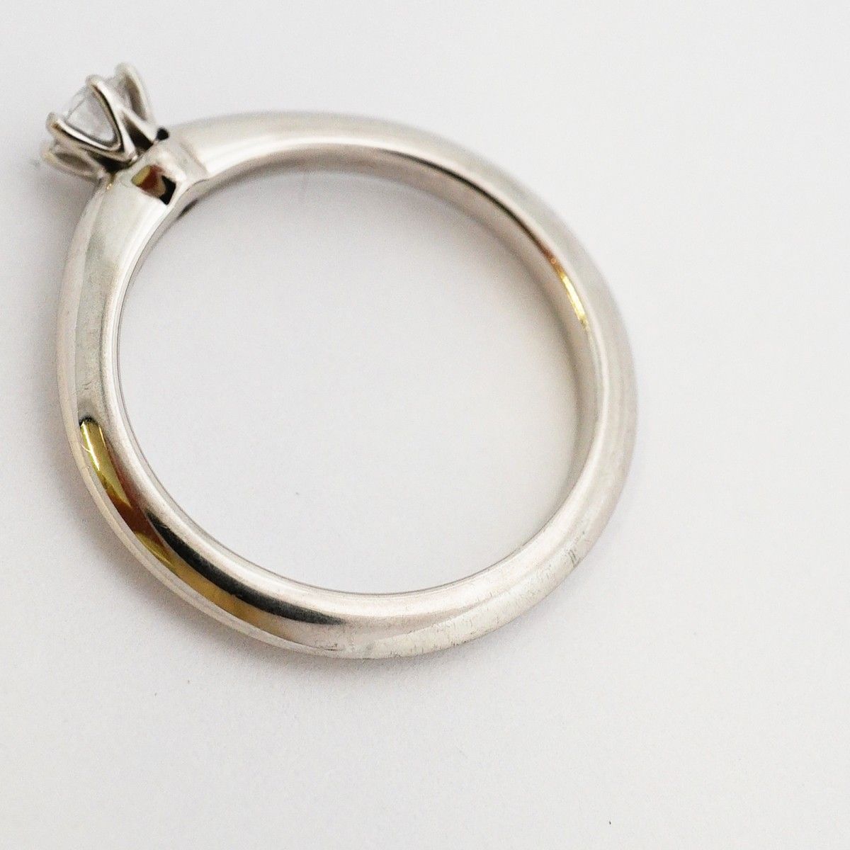 Tiffany & Co Ring Solitaire Platinum Diamond — view 7