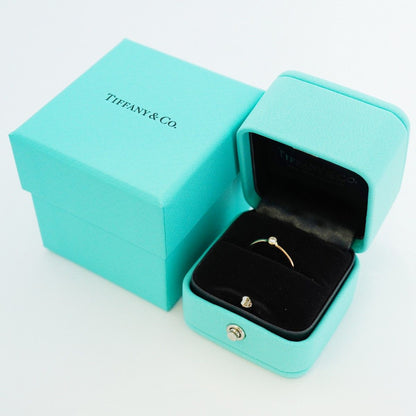 Tiffany & Co Ring Wave Single Row 18k Pink Gold Diamond — view 7