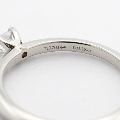 Tiffany & Co Ring Solitaire Square Cut Platinum Diamond — view 5