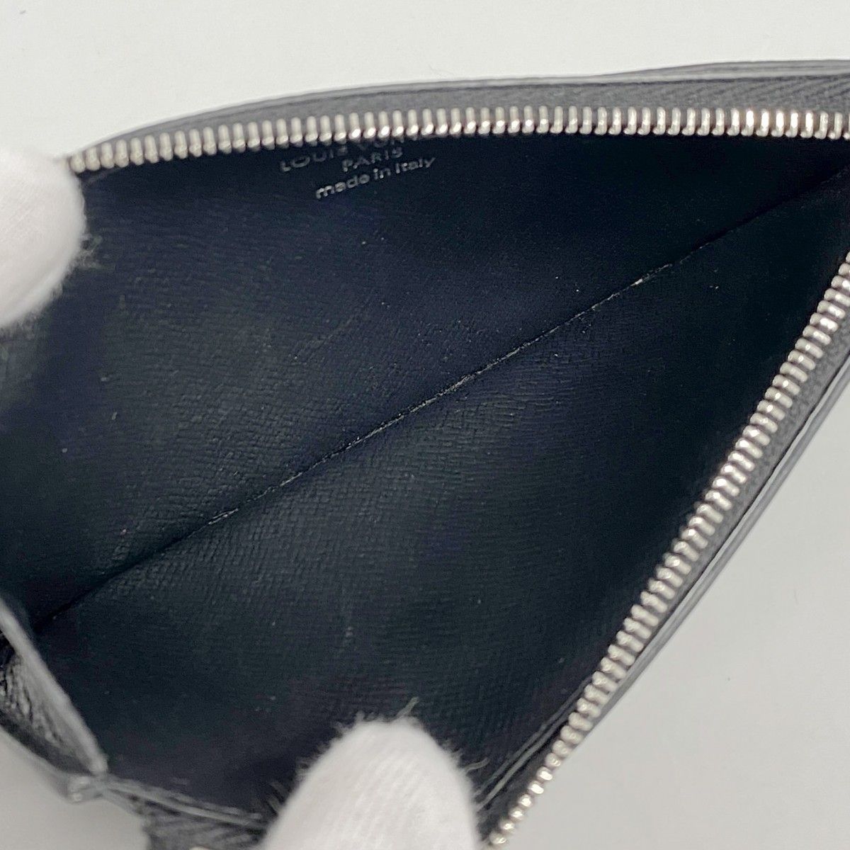 Louis Vuitton Coin Case Taiga Card Holder Ardoise — view 3