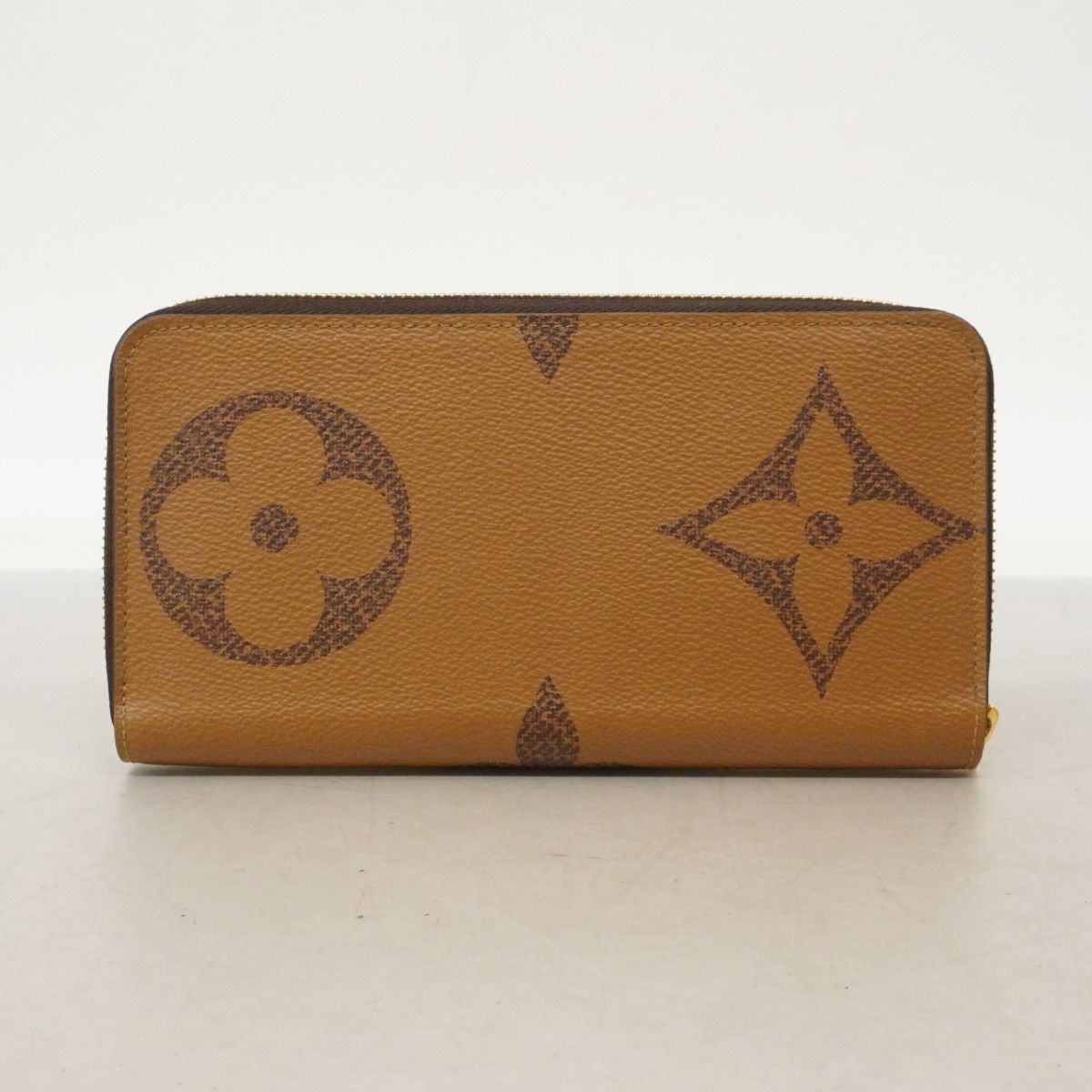 Louis Vuitton Wallet Monogram Giant Reverse Zippy Brown — view 9