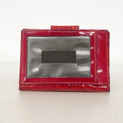 Gucci Card Case Enamel Red Champagne Gold — view 9