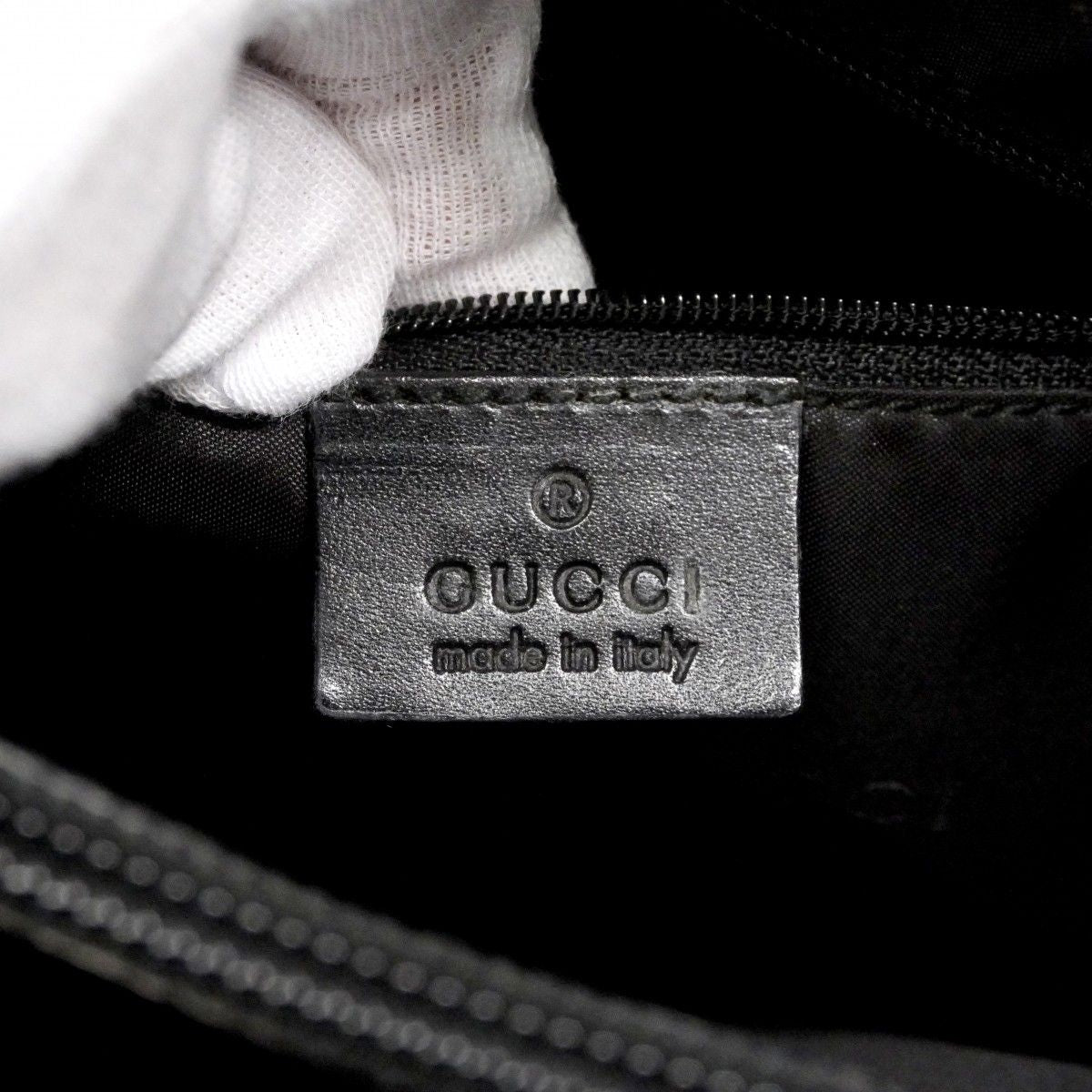 Gucci Handbag Bamboo 002 Nylon Black Silver — view 5
