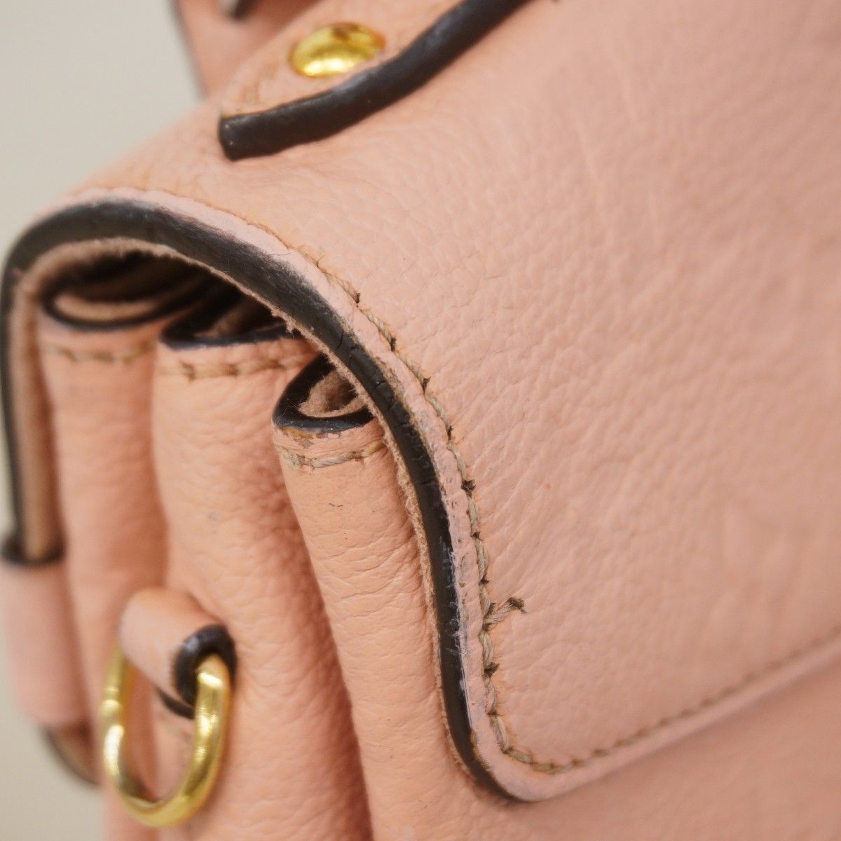 Louis Vuitton Handbag Monogram Empreinte Georges BB Rose Poodle 2-Way — view 6