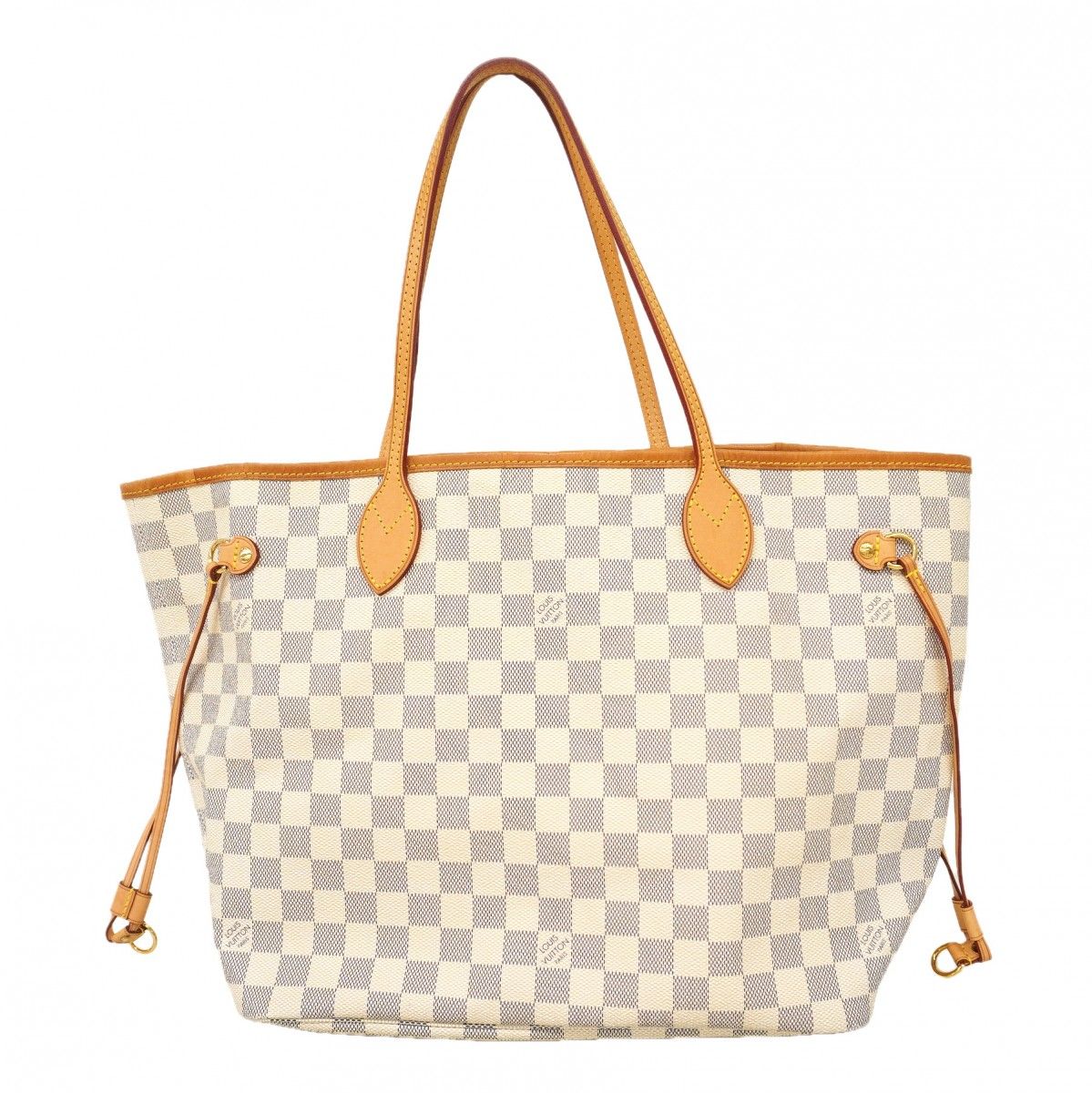 Louis Vuitton Tote Damier Azur Neverfull White
