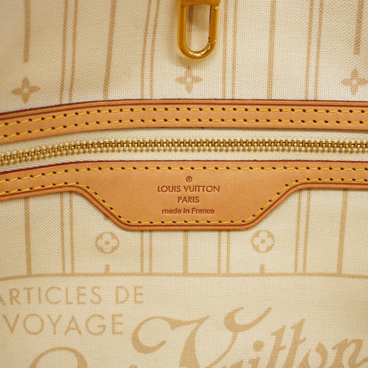 Louis Vuitton Tote Damier Azur Neverfull White — view 5