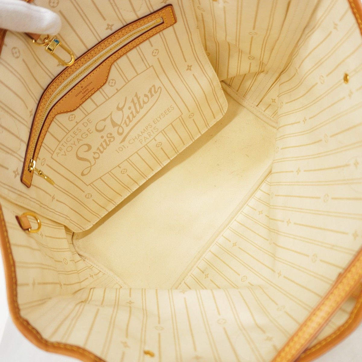 Louis Vuitton Tote Damier Azur Neverfull White — view 4