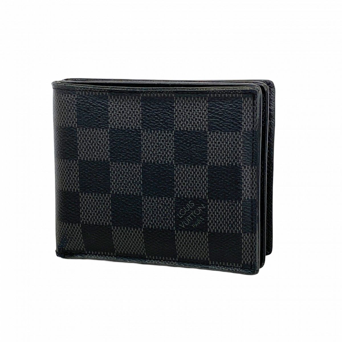 Louis Vuitton Wallet Damier Graphite Portefeuille Amerigo NM Black Gray