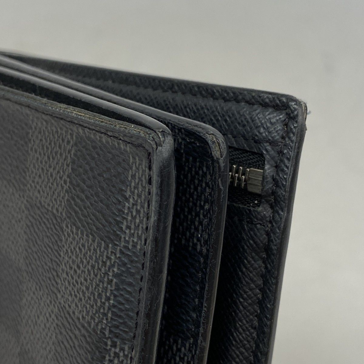 Louis Vuitton Wallet Damier Graphite Portefeuille Amerigo NM Black Gray — view 6
