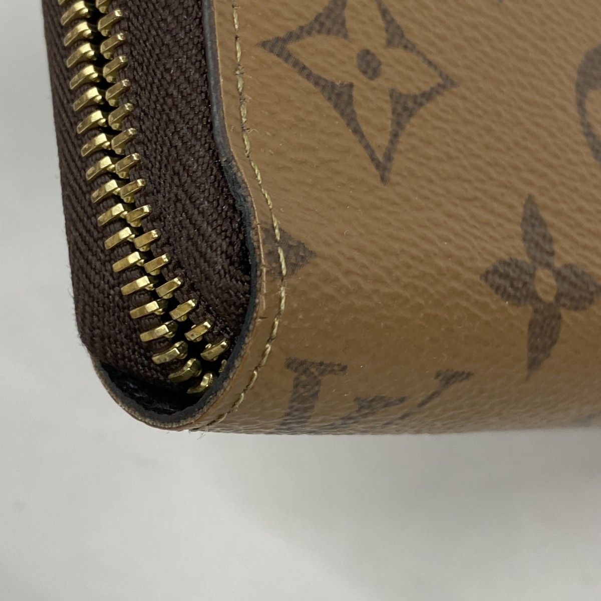 Louis Vuitton Wallet Monogram Reverse Zippy Brown — view 5