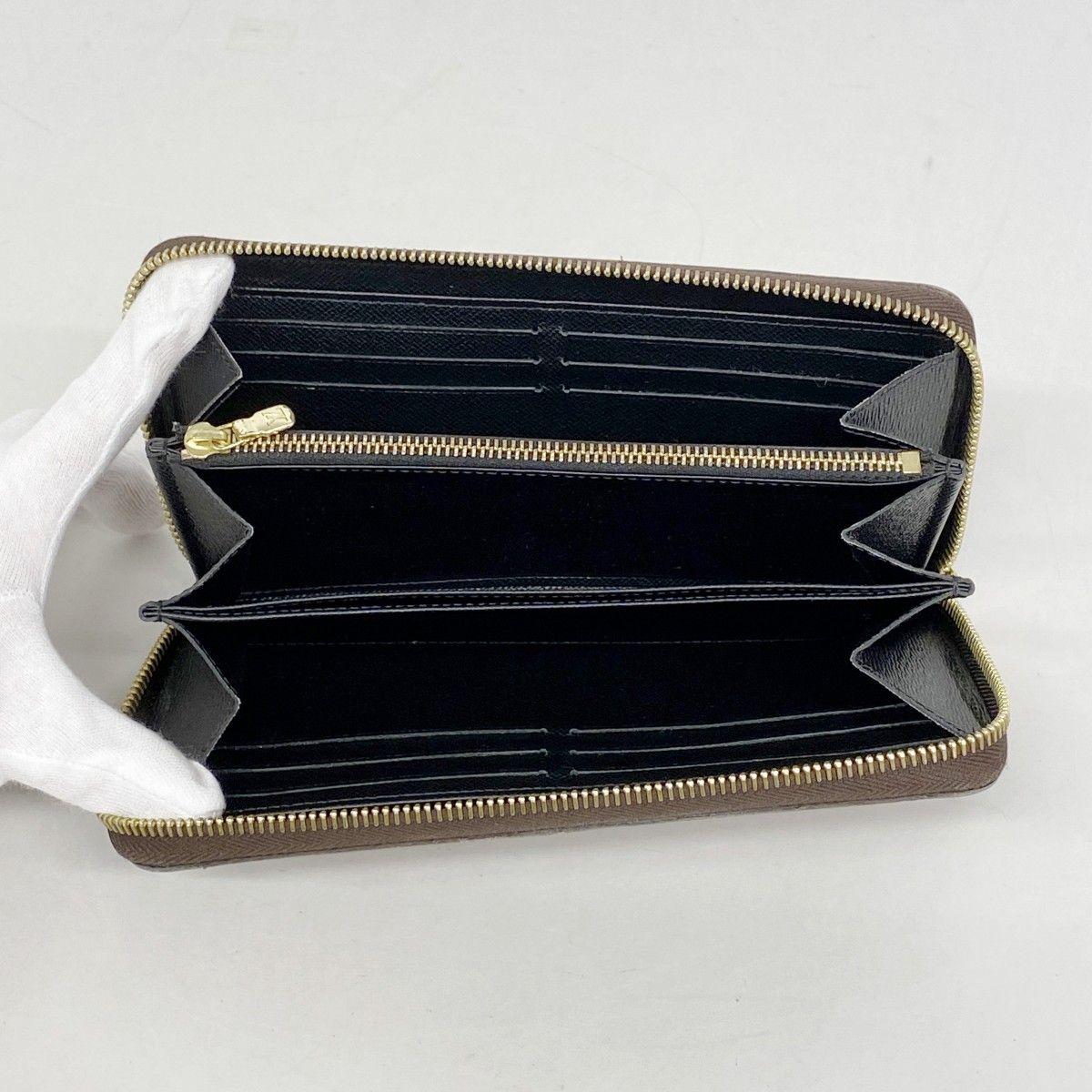 Louis Vuitton Wallet Monogram Reverse Zippy Brown — view 3