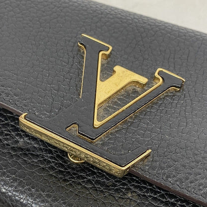 Louis Vuitton Wallet Taurillon Portefeuille Capucines Noir — view 7