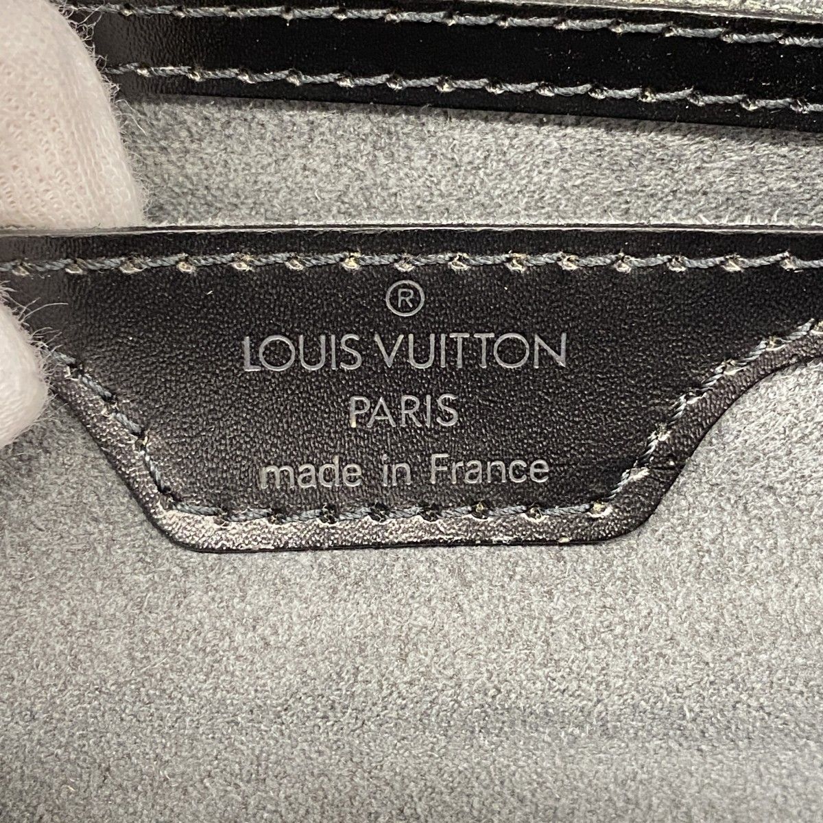 Louis Vuitton Handbag Epi Soufflot Noir — view 5