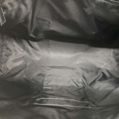 Gucci Handbag Sherry Line Nylon Black Silver 2-Way — view 4
