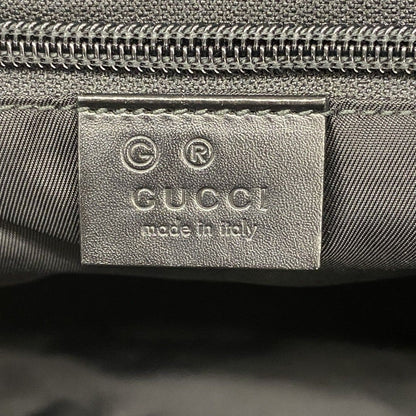 Gucci Handbag Sherry Line Nylon Black Silver 2-Way — view 5