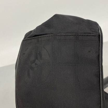 Chanel Tote New Travel Nylon Black Cles Diss — view 9