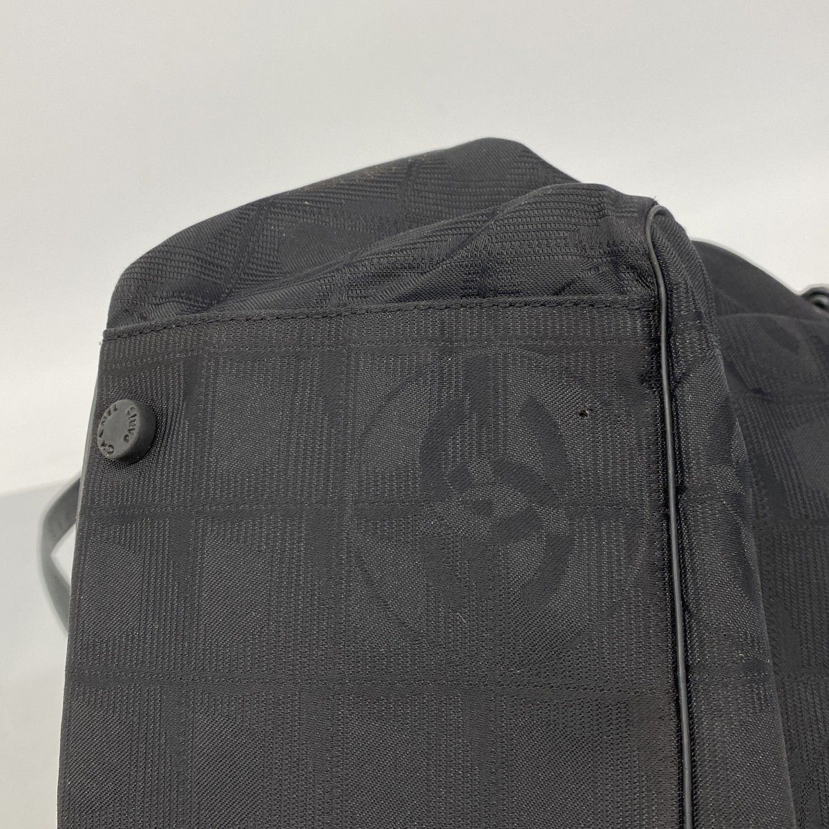 Chanel Tote New Travel Nylon Black Cles Diss — view 6